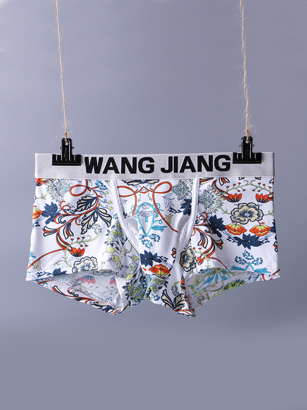 3 Pack Men's Ice Silk Trunks with Separated Pouch Design