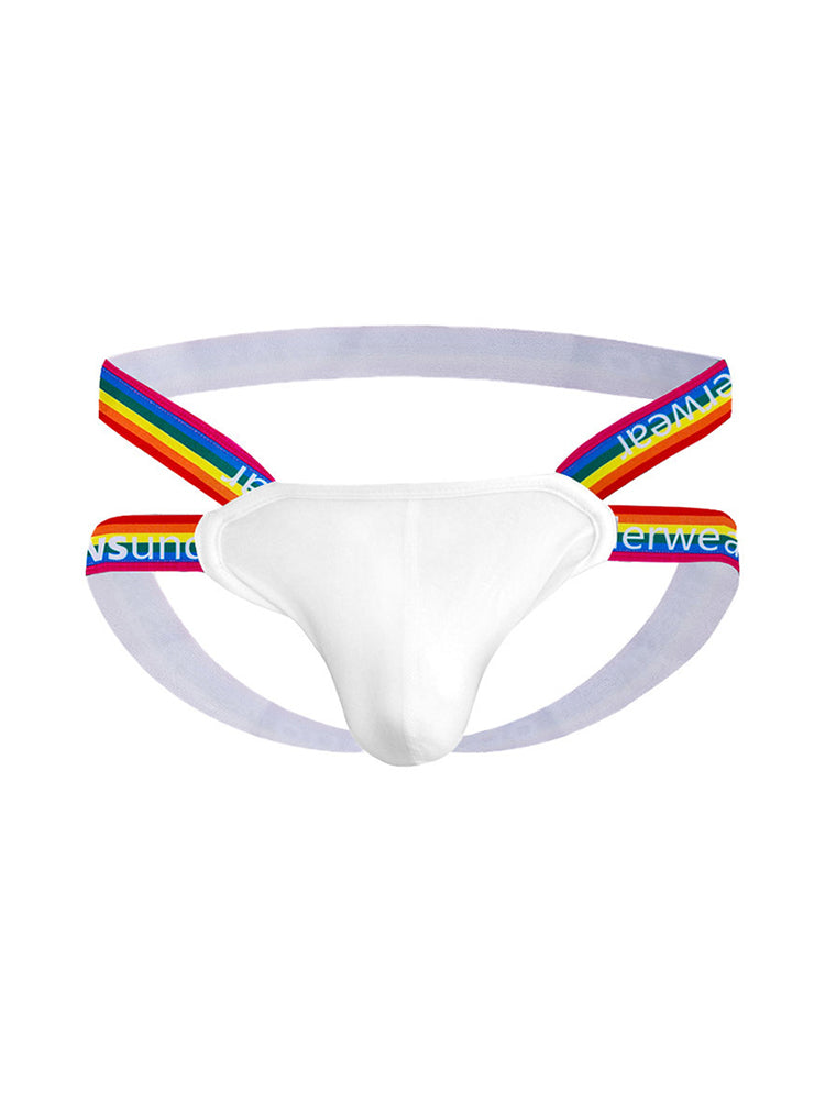 3-pack Men's Rainbow Cotton Thong