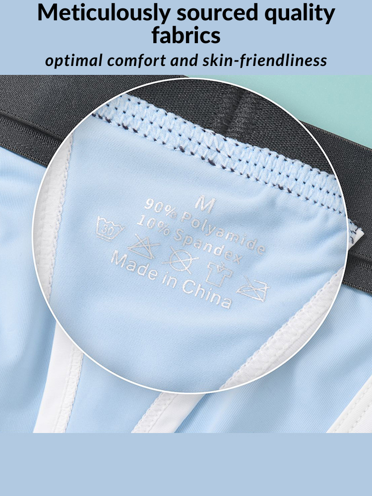 3 Pack Men's Contoured Pouch Ice Silk Thong