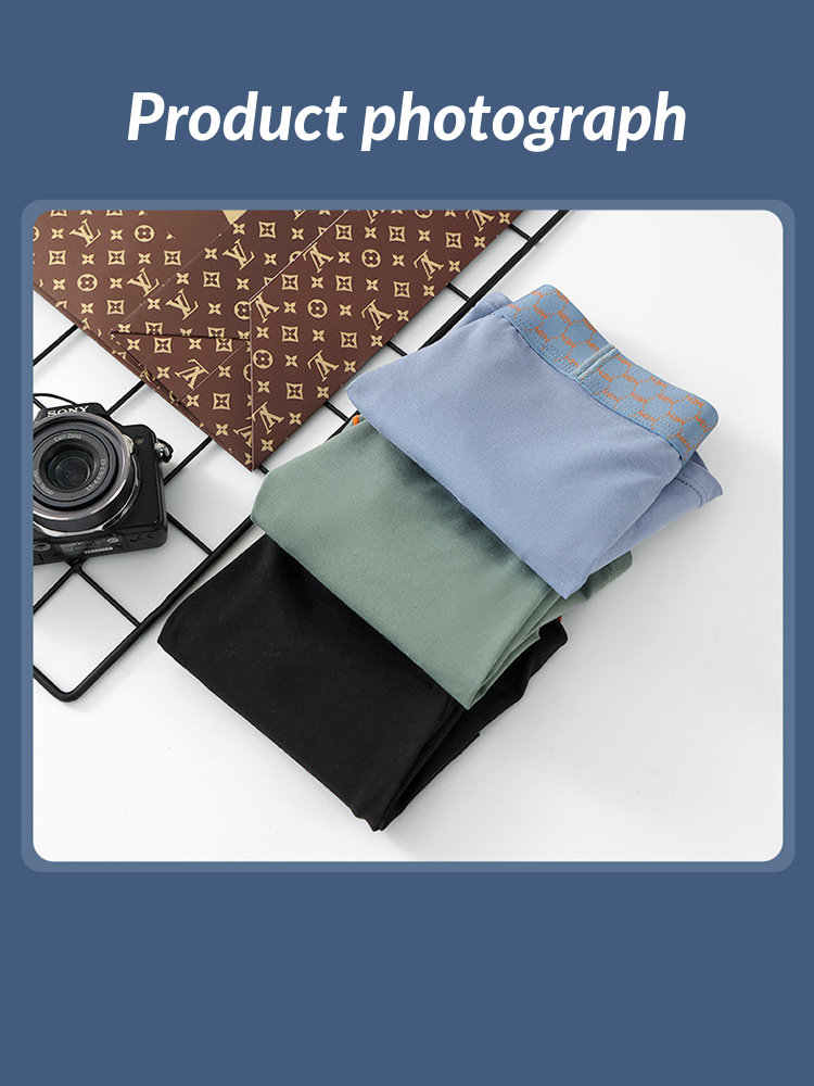 3 Pack Men's Casual Fitness Cotton Trunks