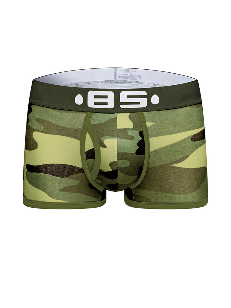 Men's Camouflage Low-Rise Sport Trunk