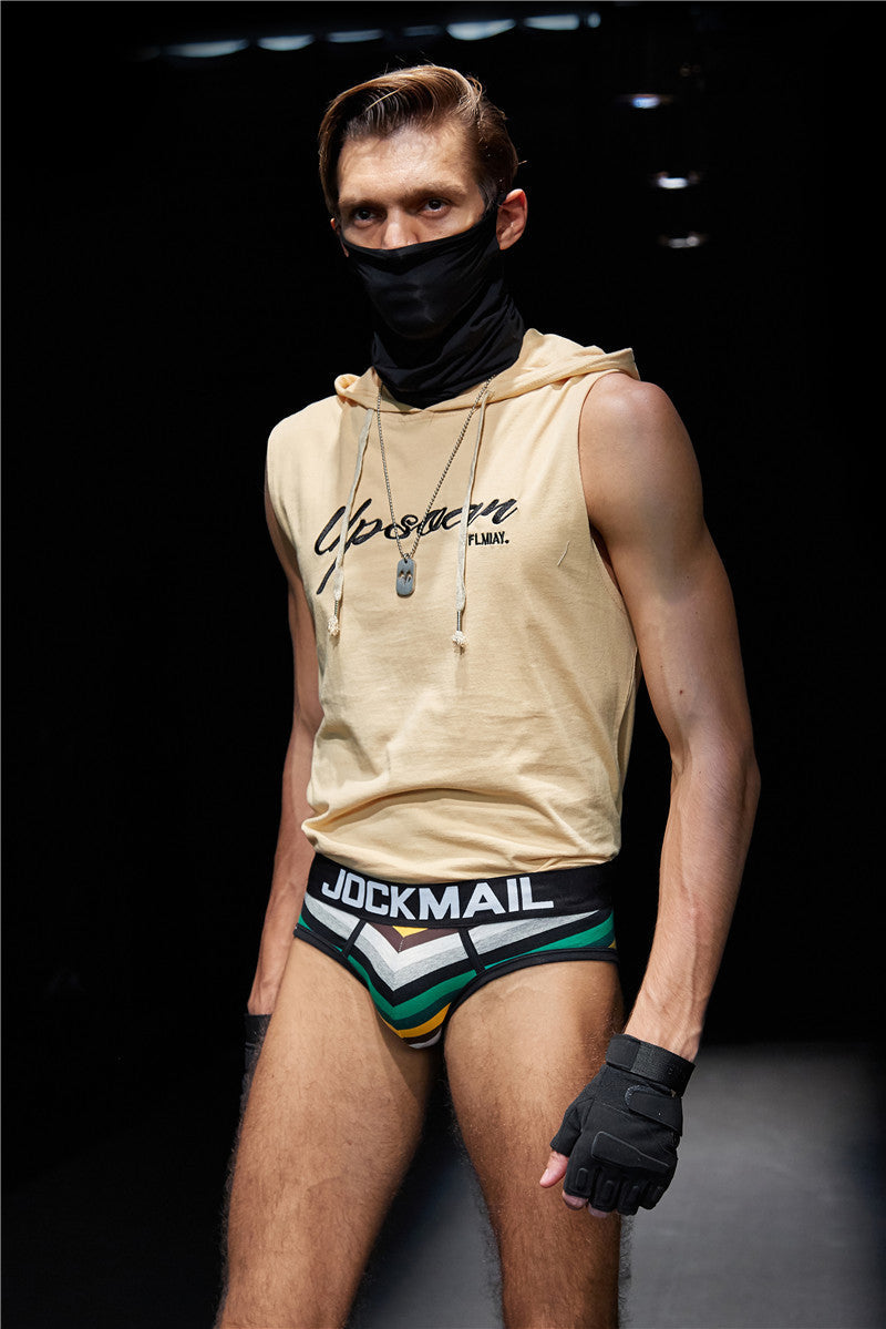 2 Pack Colorful Striped Men's Briefs