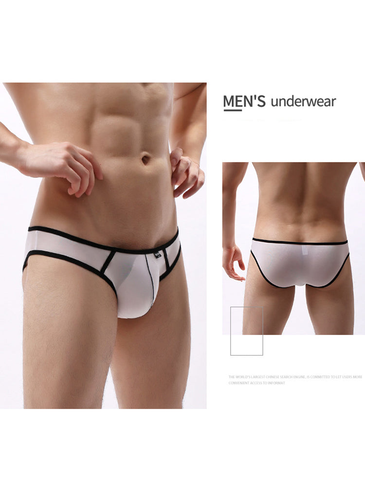 3-pack Men's Nylon Low-rise U-shaped Briefs