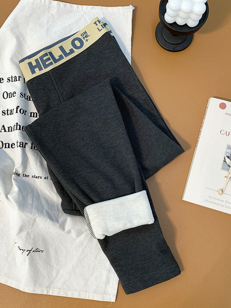 Men's Thermal Pants with Fleece Lining, Thickened Sports Base Layer Pants