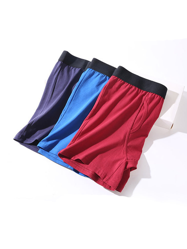 Men's Cotton Long-Length Anti-Chafing Boxers Briefs & Midway Briefs