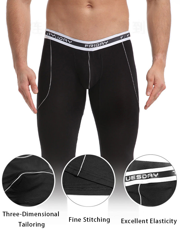 Men's Warm Pants Thin Fleece Casual Thermal Pants