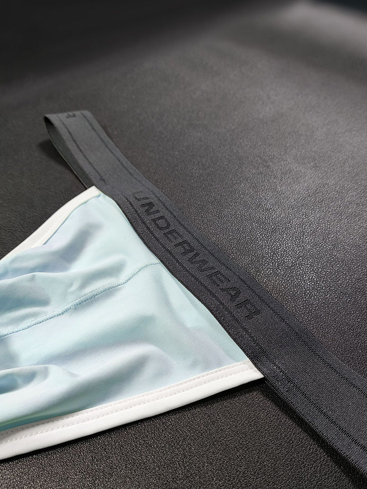 3 Pack Men's Contoured Pouch Ice Silk Thong