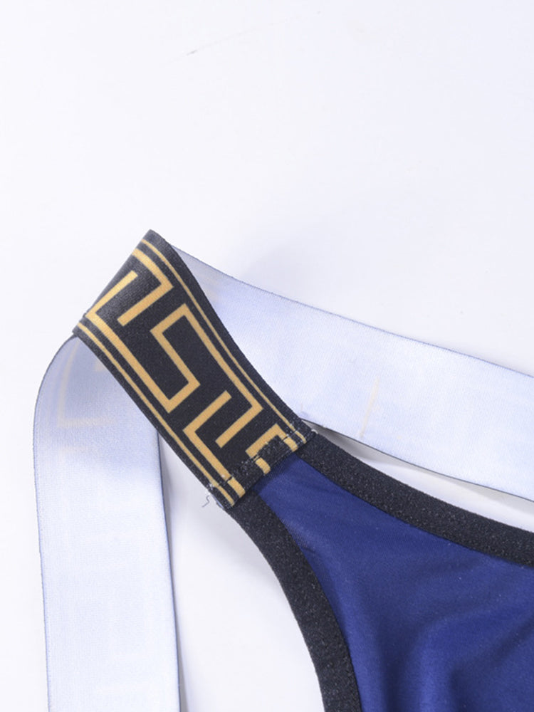 3 Pack Men's Large Pouch Low-Rise Sexy Jockstrap