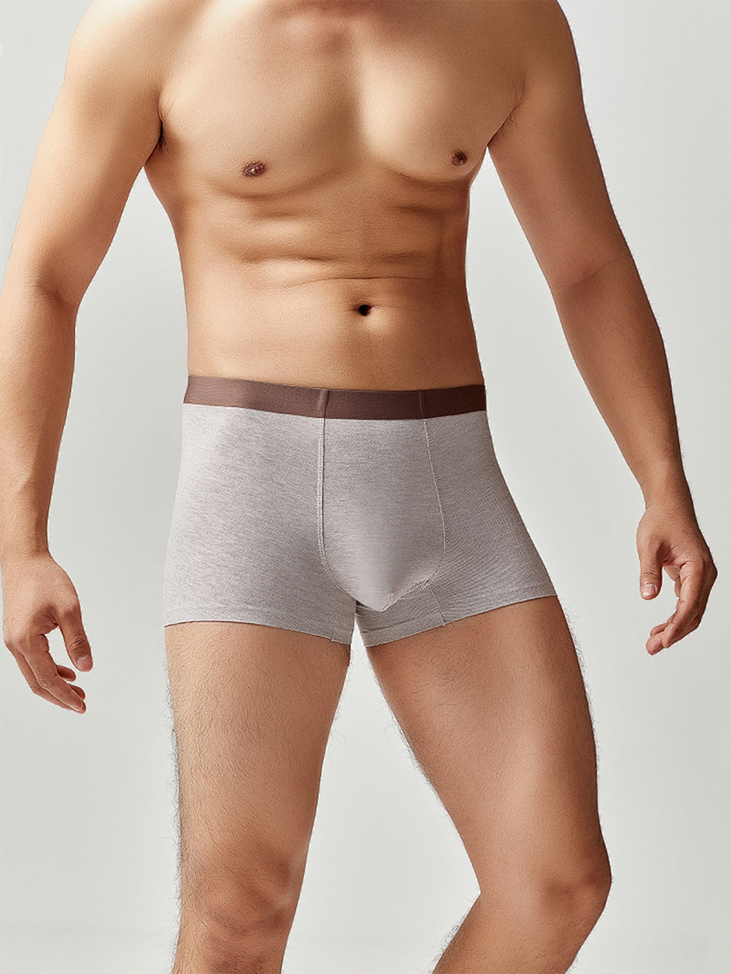 2 Pack Men's U Convex Pouch Trunks