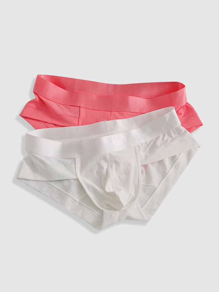 3 Pack Men's Anti-Bacterial Jacquard Briefs