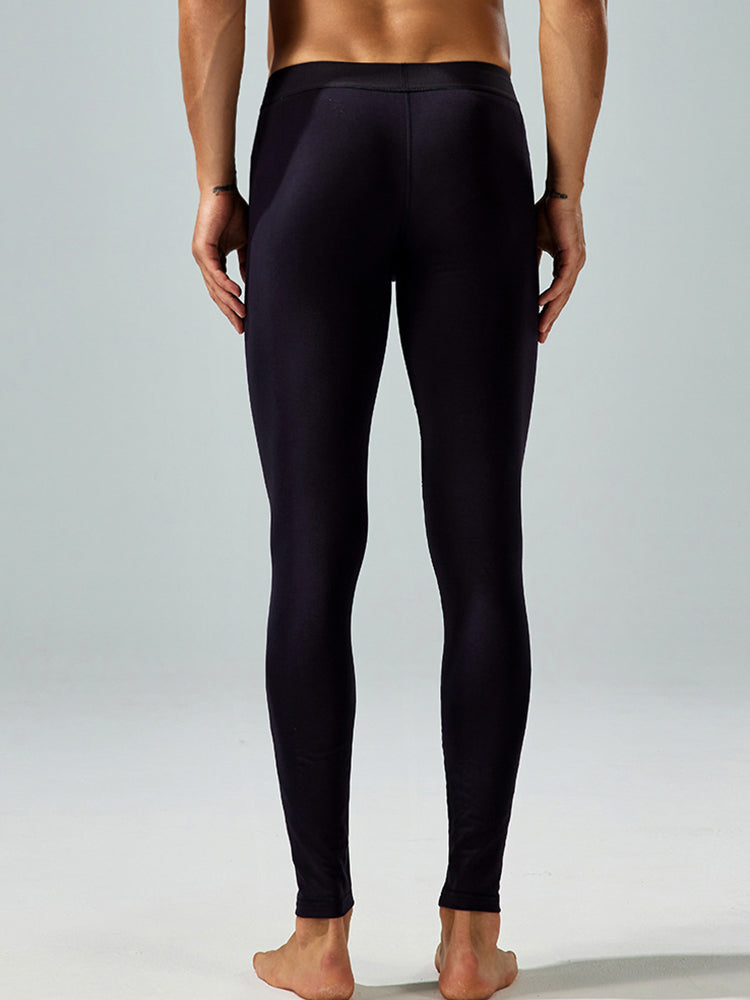 Seobean Men's Thin Autumn and Winter Essential Thermal Underwear Long Pants