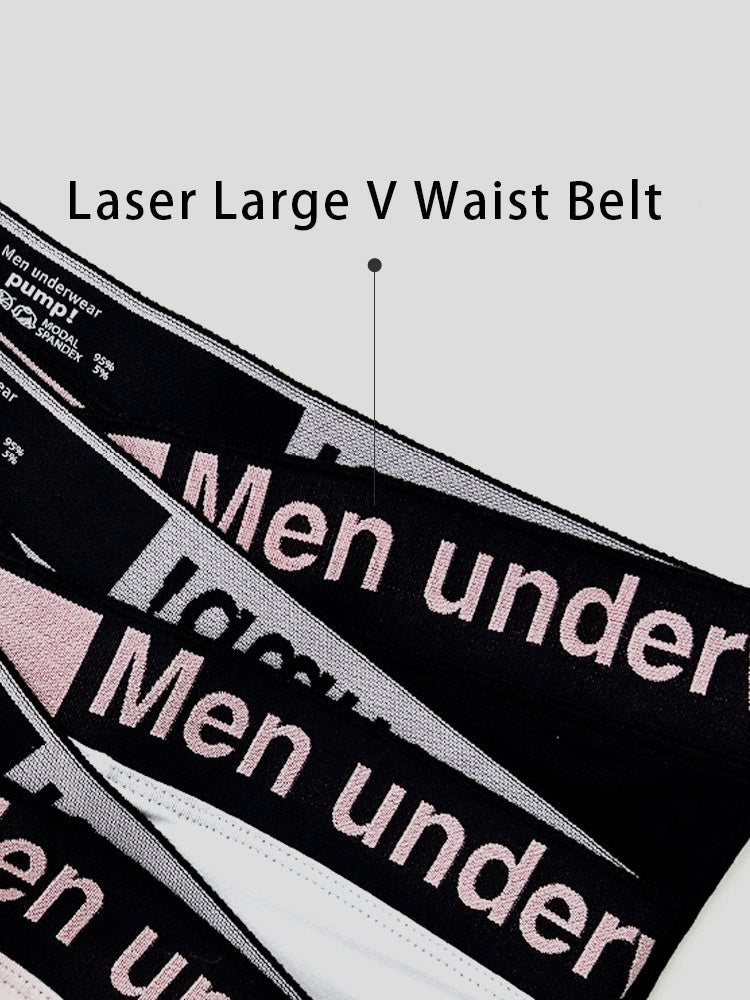 2 Pack Men's Modal Breathable U-Pouch Trunks