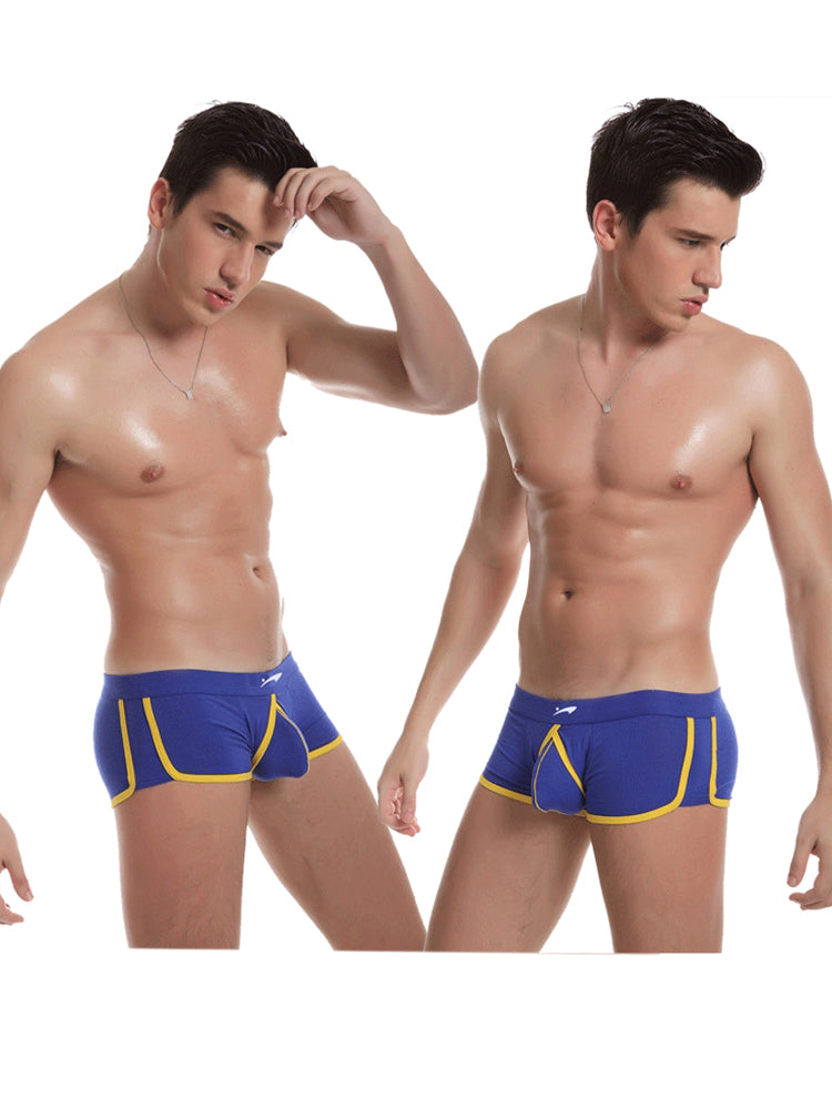 3 Pack Men's Modal U-convex Large Pouch Arrow Pants Breathable Boxer Briefs