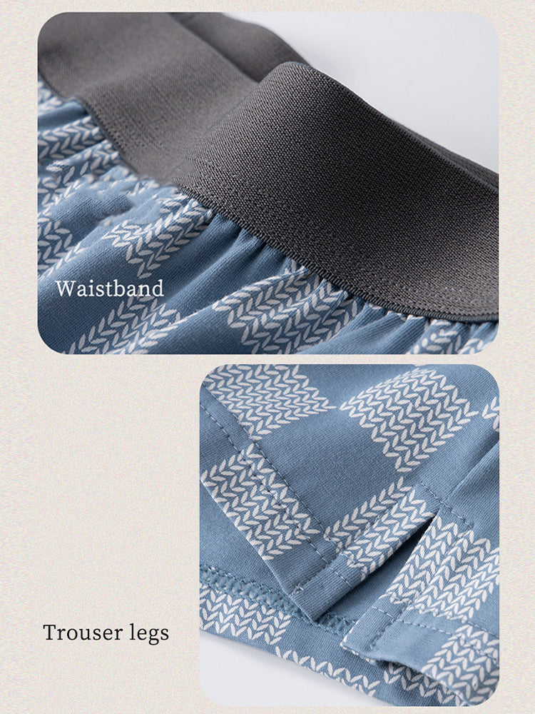 Long-Staple Cotton Modal Men's Comfortable Loose Shorts