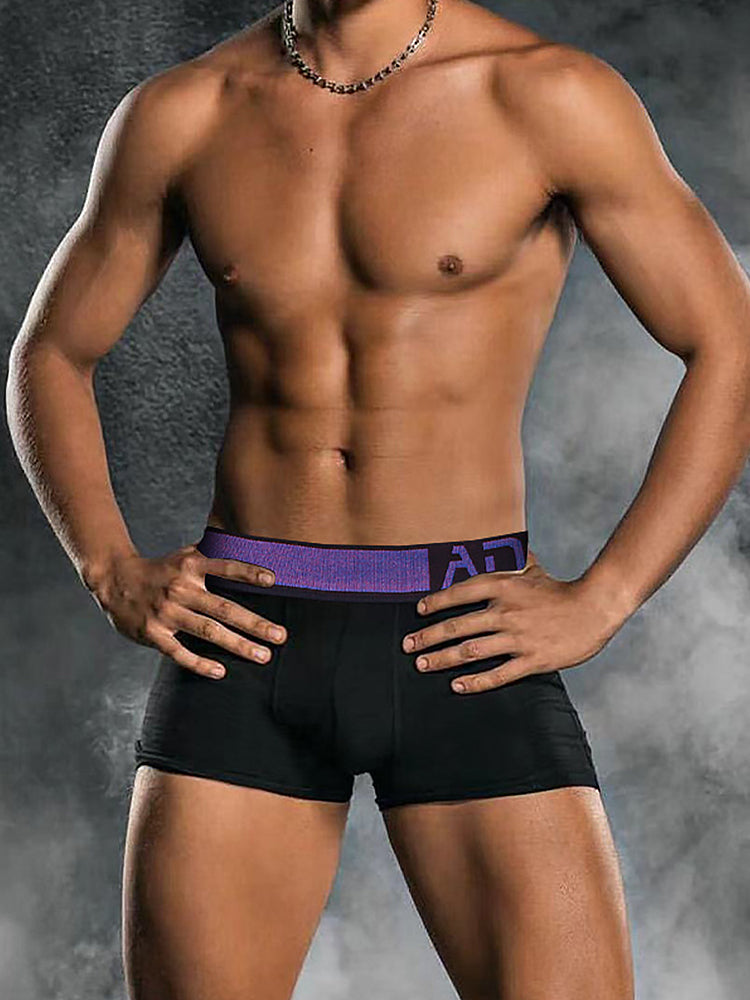 Men's Spliced Color Classic Modal Trunks