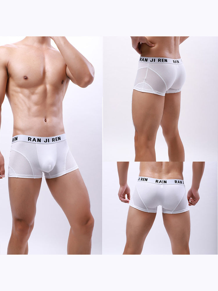 3 Pack Men's Minimalist Cool-Touch Cotton Trunks