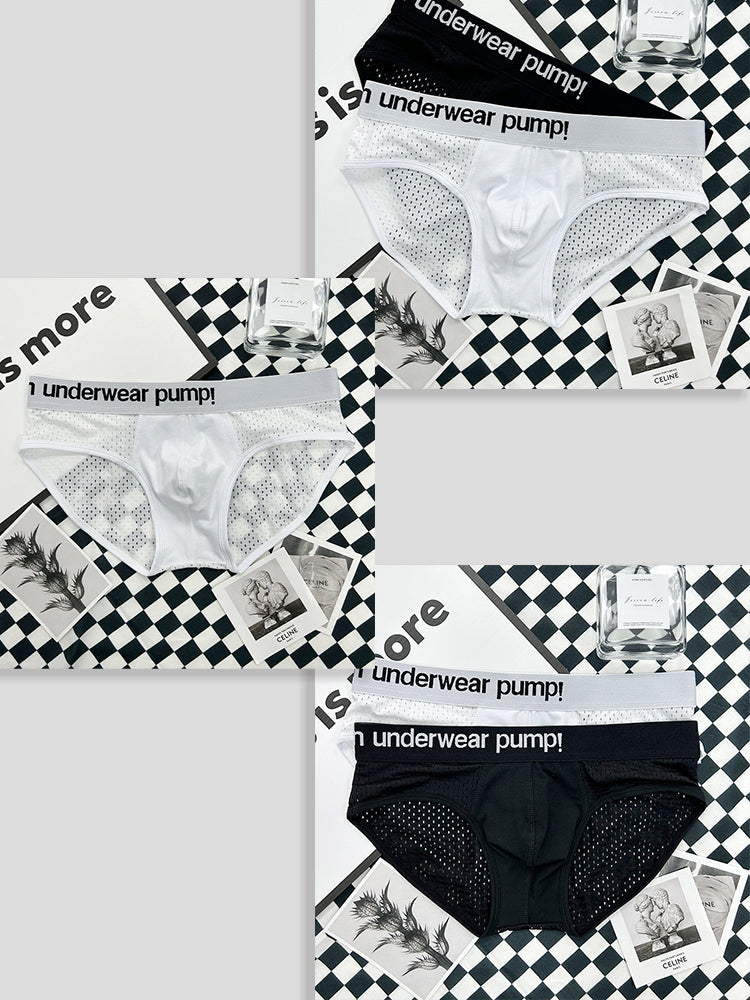 2-pack Men's Sports Mesh Breathable Briefs