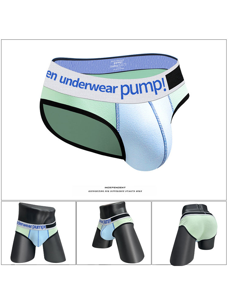 2 Pack Men's Middle-Rise Cotton Sexy Briefs