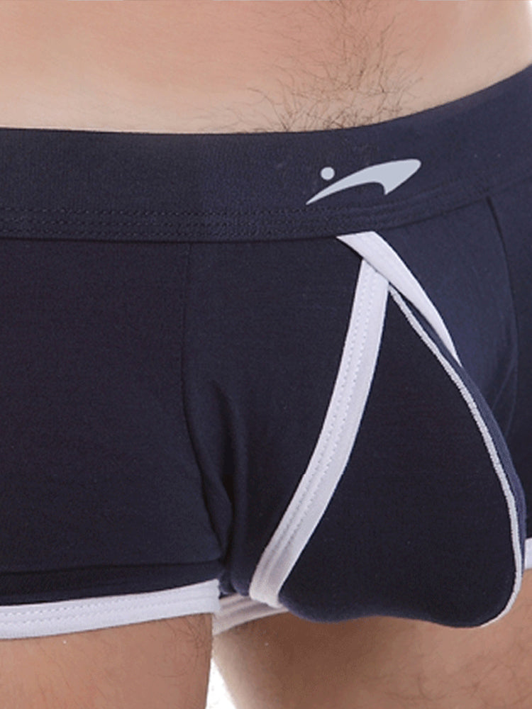 3 Pack Men's Modal U-convex Large Pouch Arrow Pants Breathable Boxer Briefs