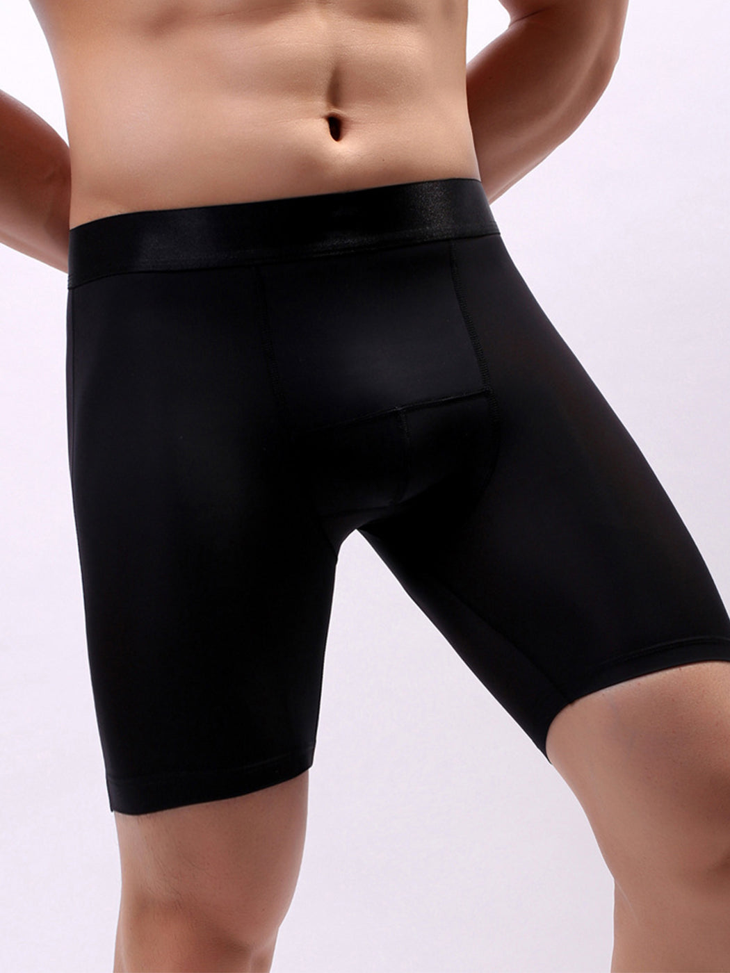 2 Pack Men's Compression Athletic Boxer Briefs