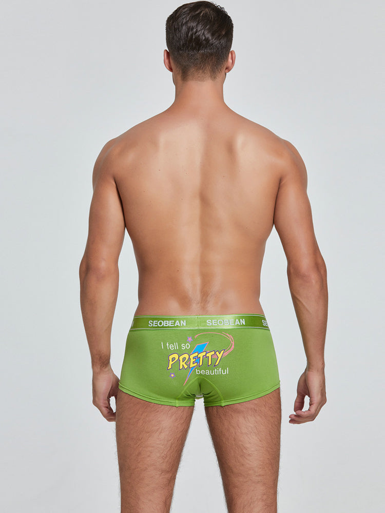 Contrast Letter Graphic U Line Trunks