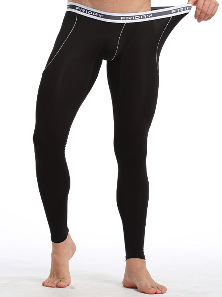 Men's Warm Pants Thin Fleece Casual Thermal Pants