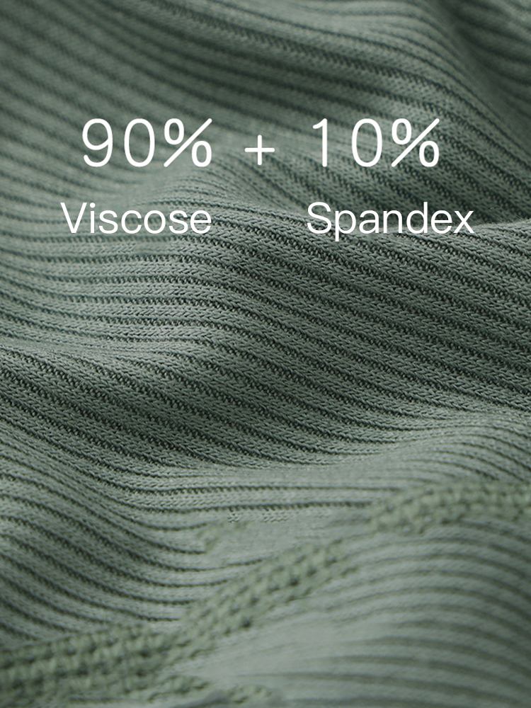 3 Pack Men's Breathable Comfort U-Shaped Raised Pocket Ribbed Briefs