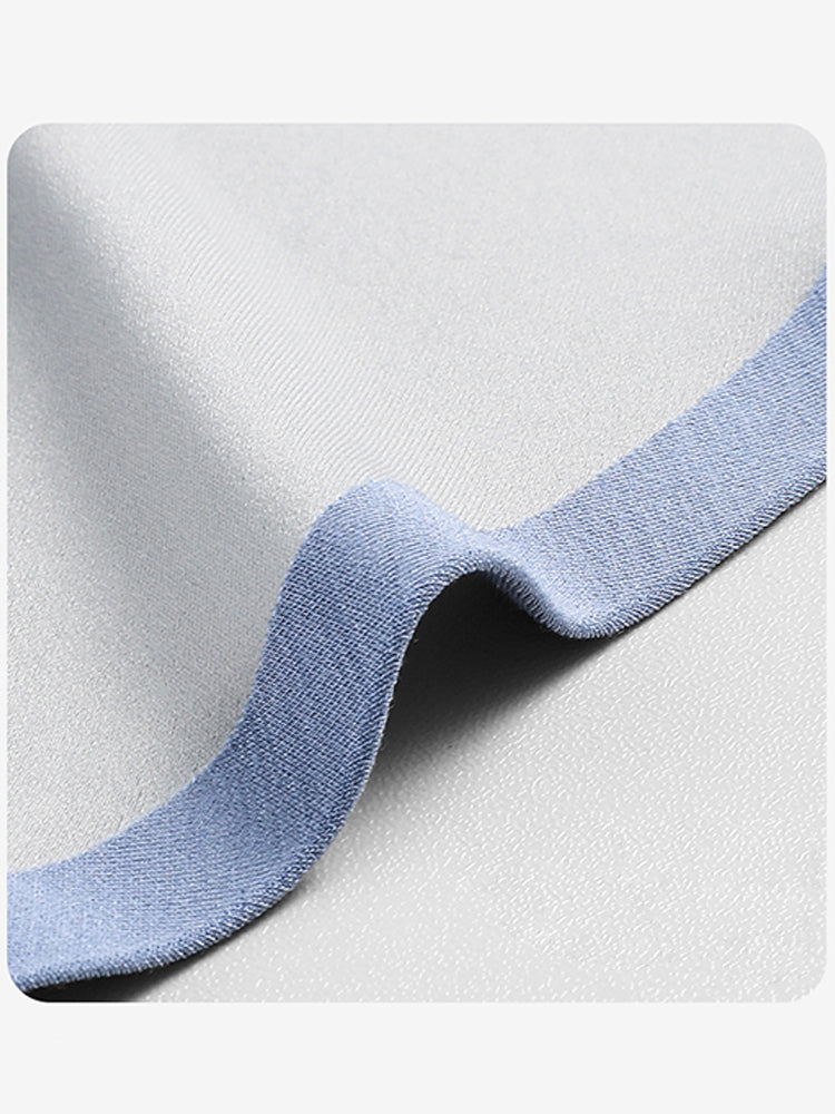 Men's Seamless Spliced Color Pouch Briefs