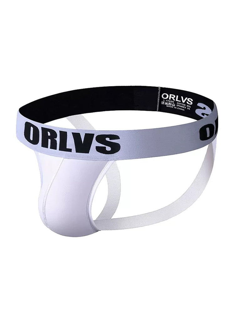 3 Pack Men's U-Pouch Striped Sexy Jockstraps