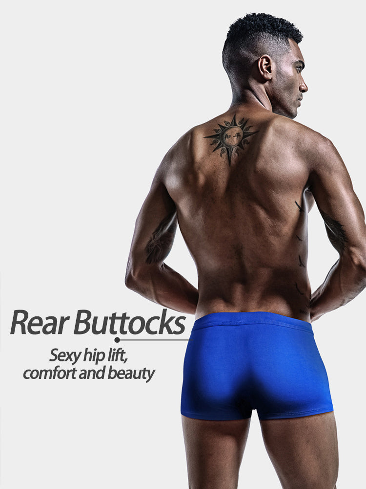 3 Pack Men's Separate Sexy Free Stretch Trunks