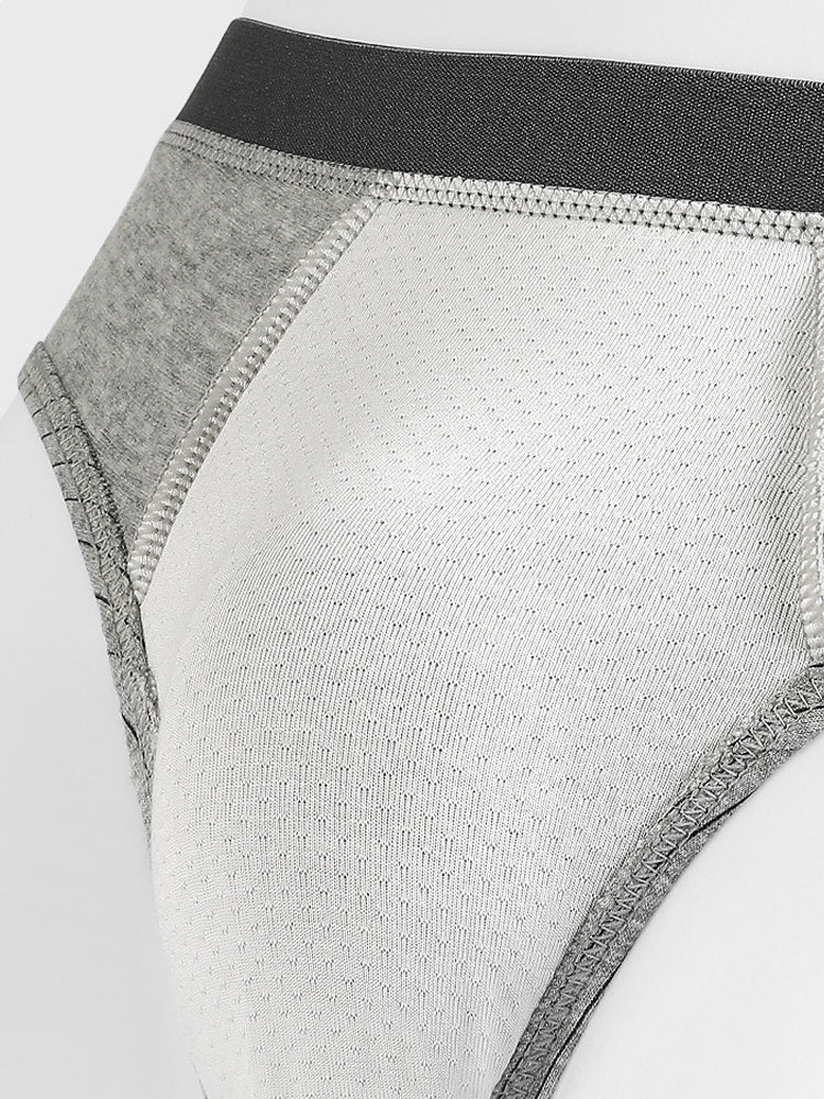 3-pack Men's Antibacterial Pure Cotton Sexy Sports Breathable Underwear