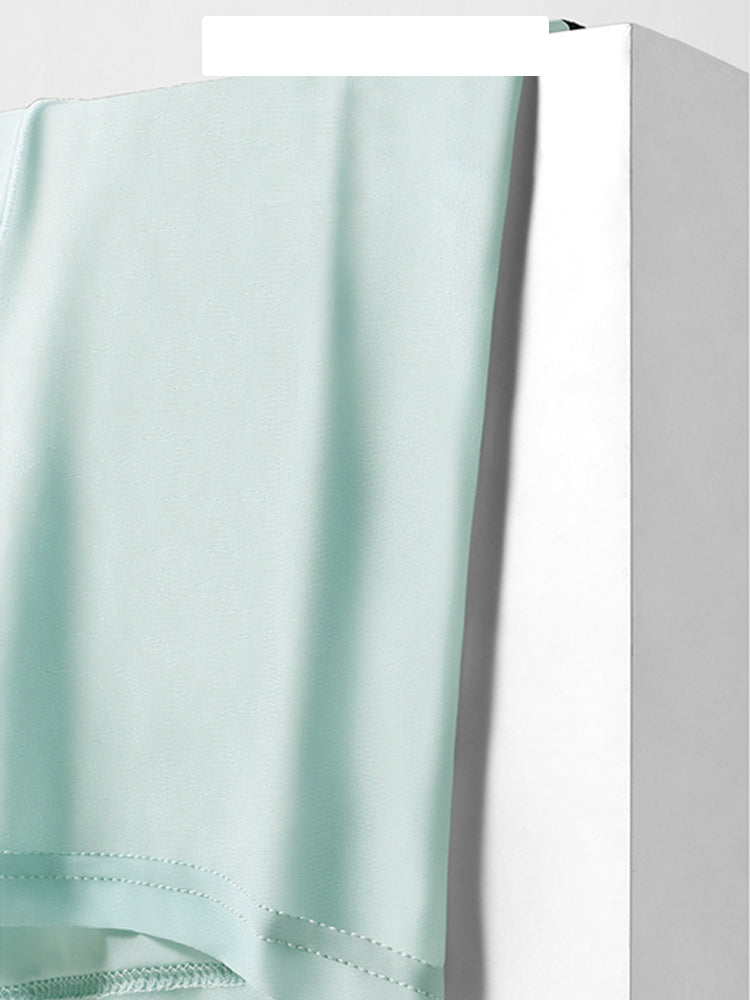 4 Pack Men's Silky Thin Seamless Trunks