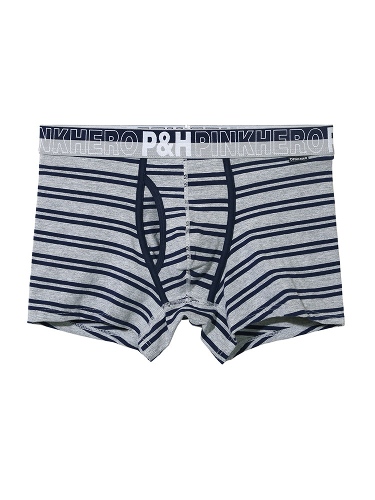 2 Pack European Luxury Brand Personalized Striped Men's Underwear