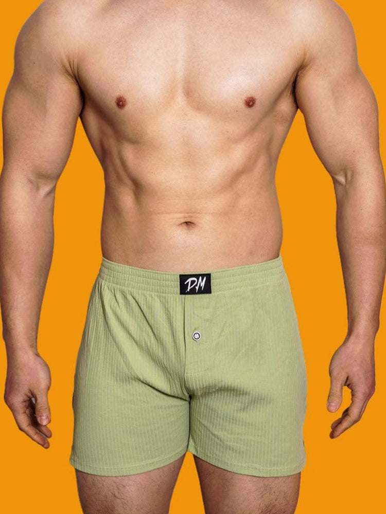 2 Pack Low-Rise Cotton Casual Solid Boxers