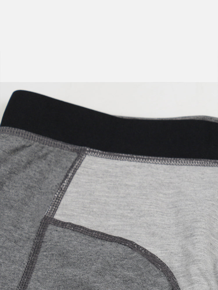 Men's Sport Anti-Chafing Cotton Boxer Briefs