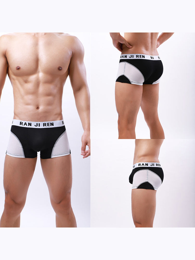 3 Pack Men's Minimalist Cool-Touch Cotton Trunks