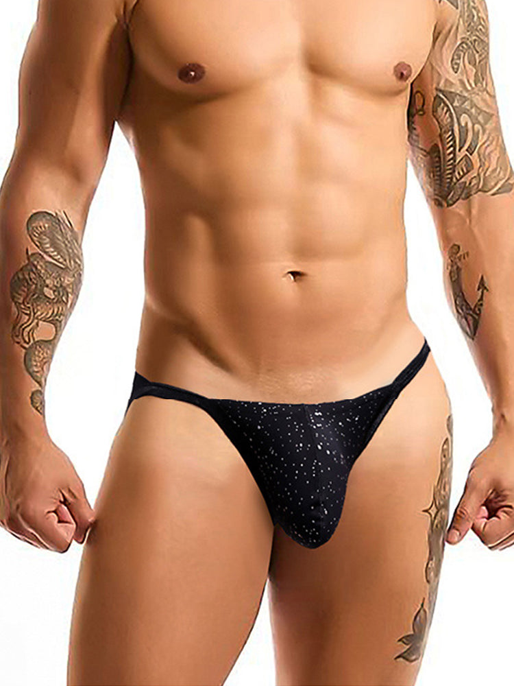 3-pack Men's Sexy Breathable U-convex Big Pouch Bikini