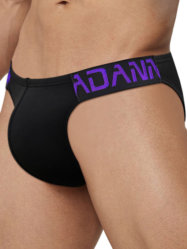 Men's Sexy Spliced Color Big Pouch Bikini