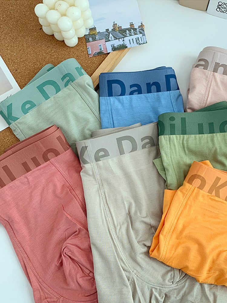 3 Pack Men's Antibacterial Seamless Boxer Briefs