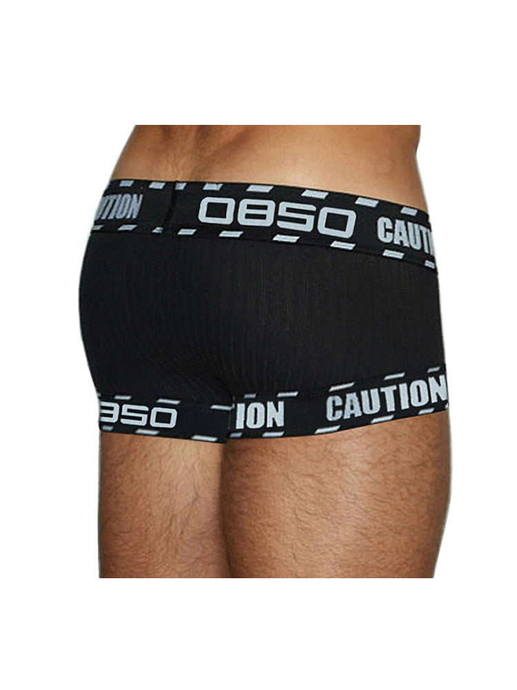 2 Pack Men's U-Pouch Low-Rise Breathable Trunks