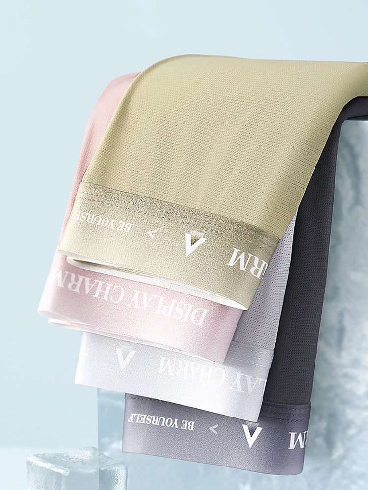 4 Pack Men's Air Pouch Mesh Trunks