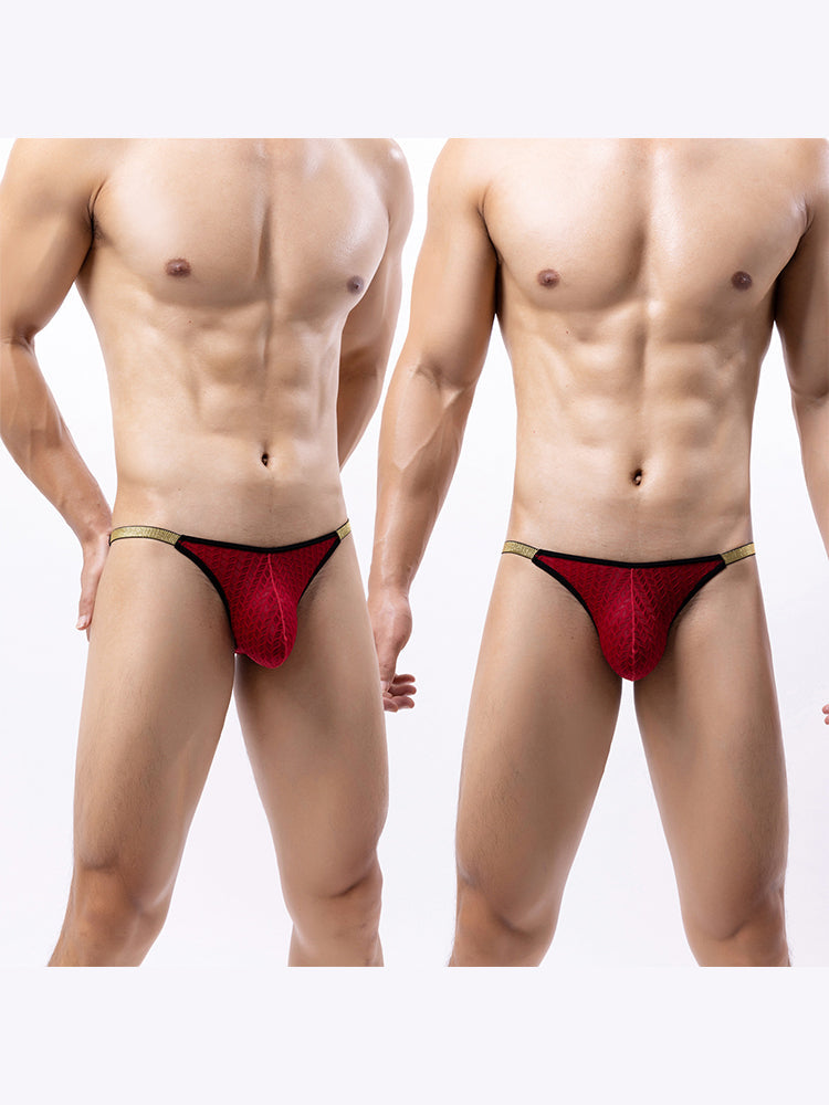 3 Pack Men's Sexy Low-Rise Hip-Lifting Briefs