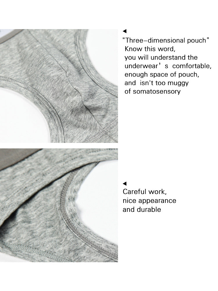 3 Pack Men's Sport Solid Low-Rise Jockstraps