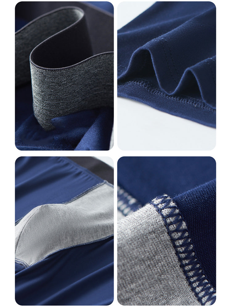 3 Pack Men's Plus-Size Anti-Chafing Performance Boxer Briefs