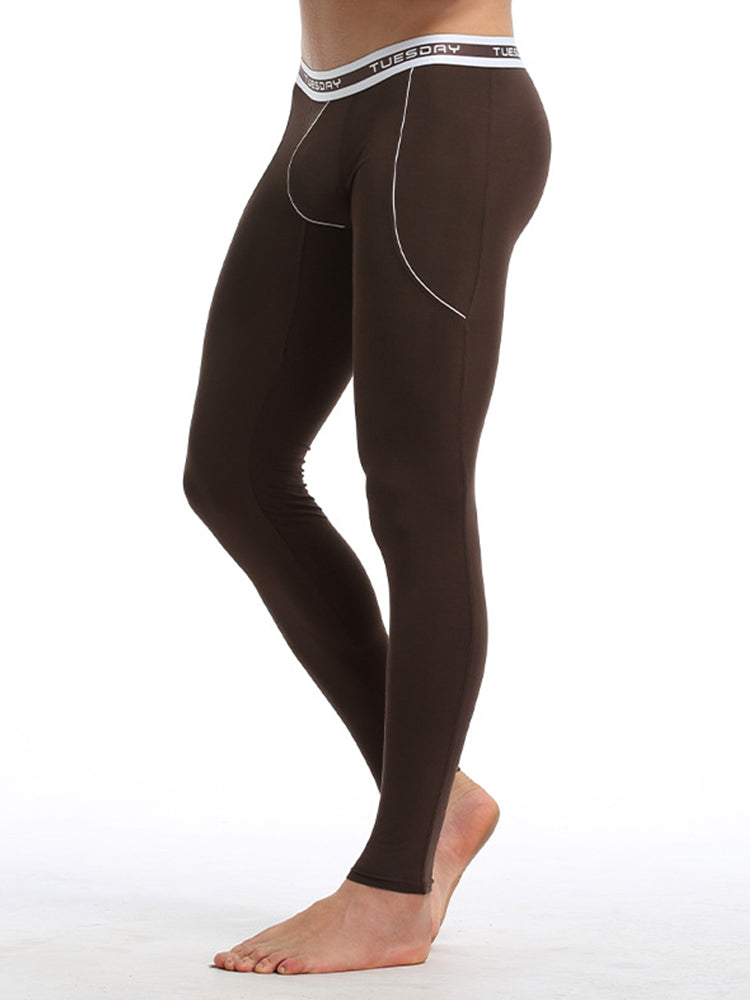 Men's Warm Pants Thin Fleece Casual Thermal Pants