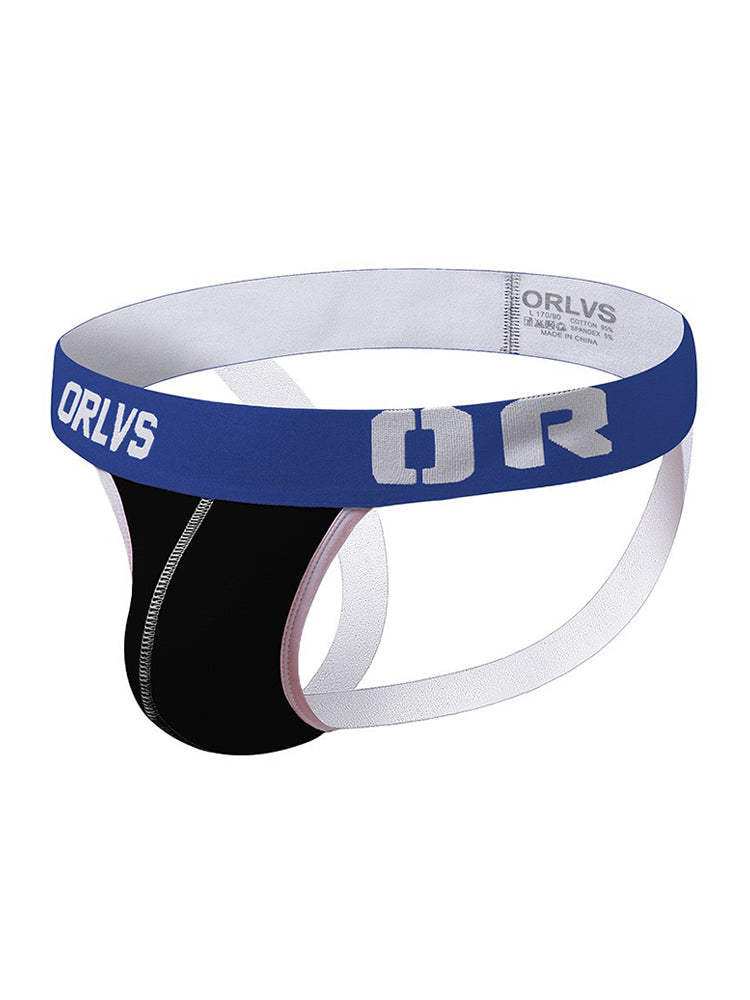 3 Pack Men's U-Pouch Striped Sexy Jockstraps