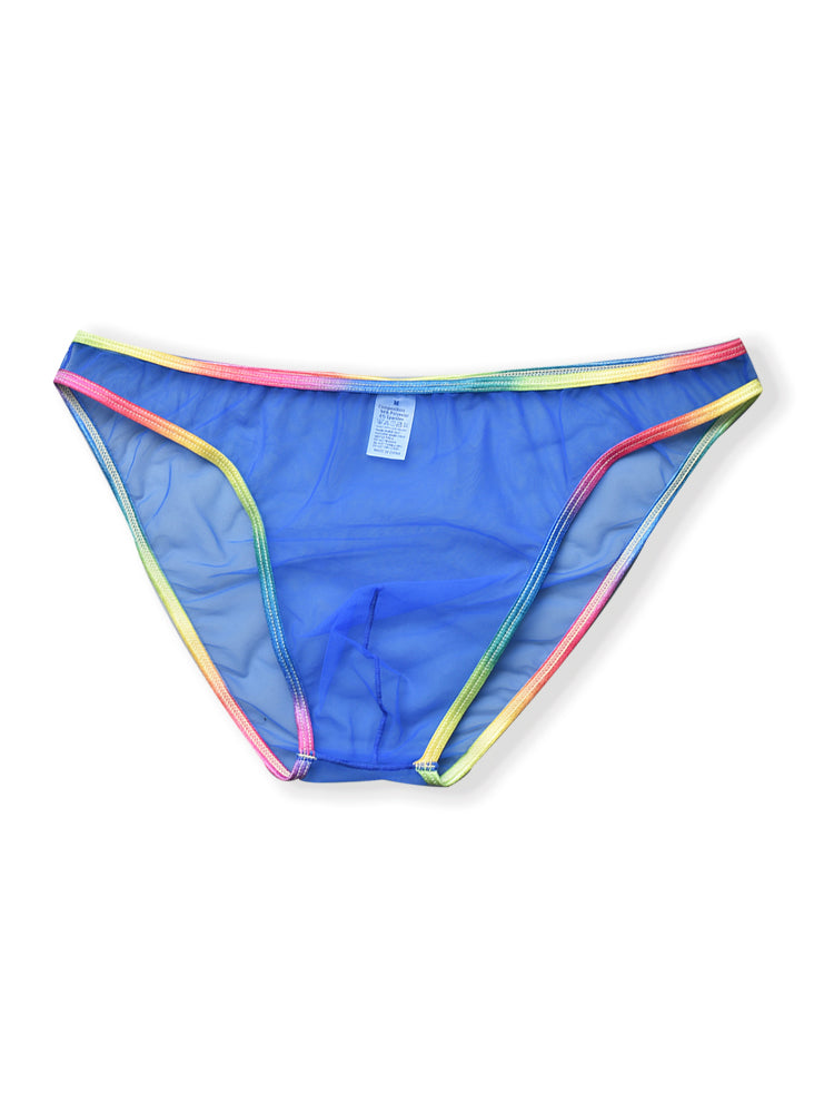 3-pack Men's Ultra-sheer Rainbow-edge Mesh Briefs