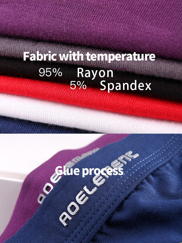 3 Pack Men's High-Stretch Anti-Chafing Quick-Dry Midway Briefs