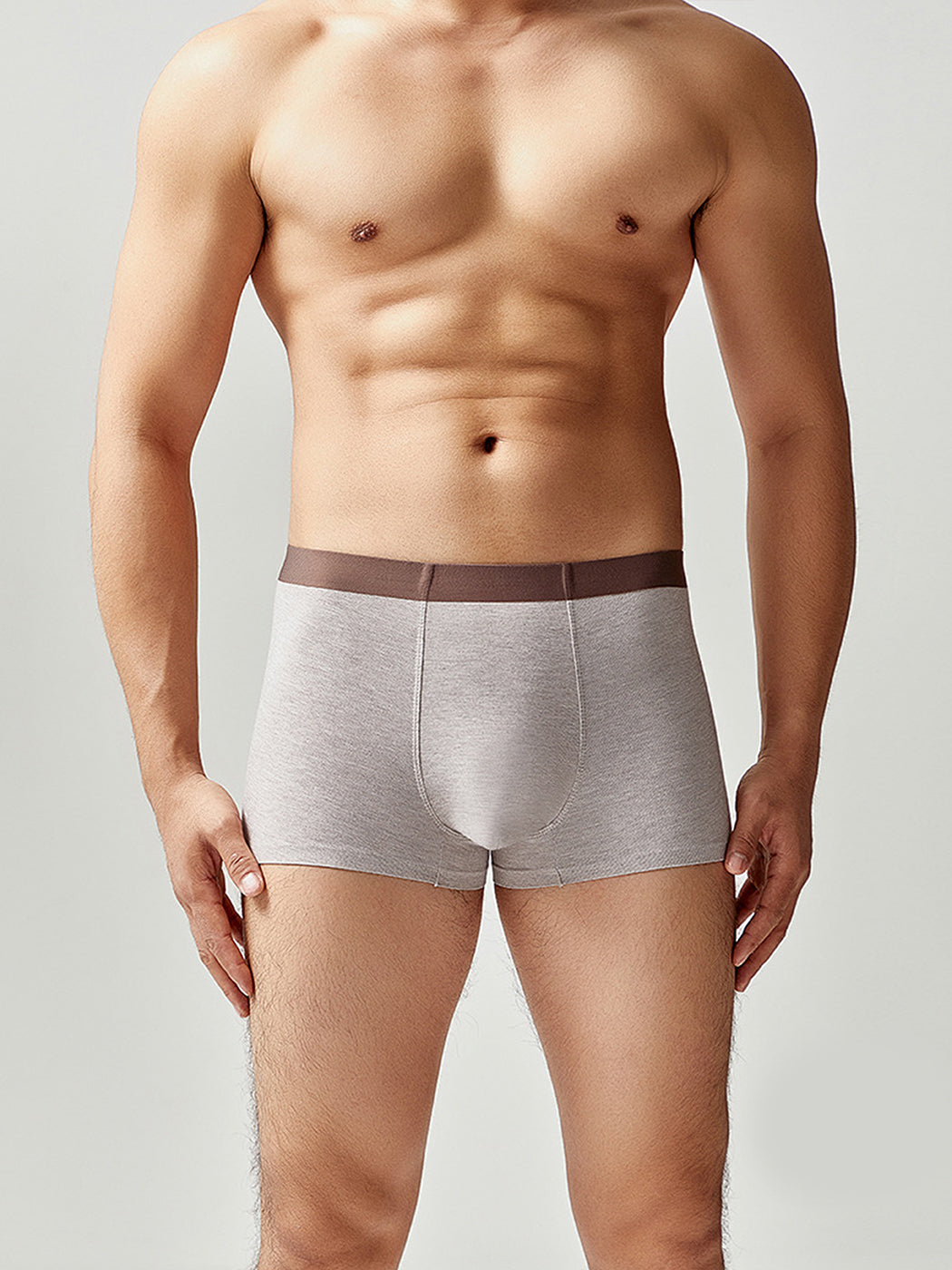 2 Pack Men's U Convex Pouch Trunks