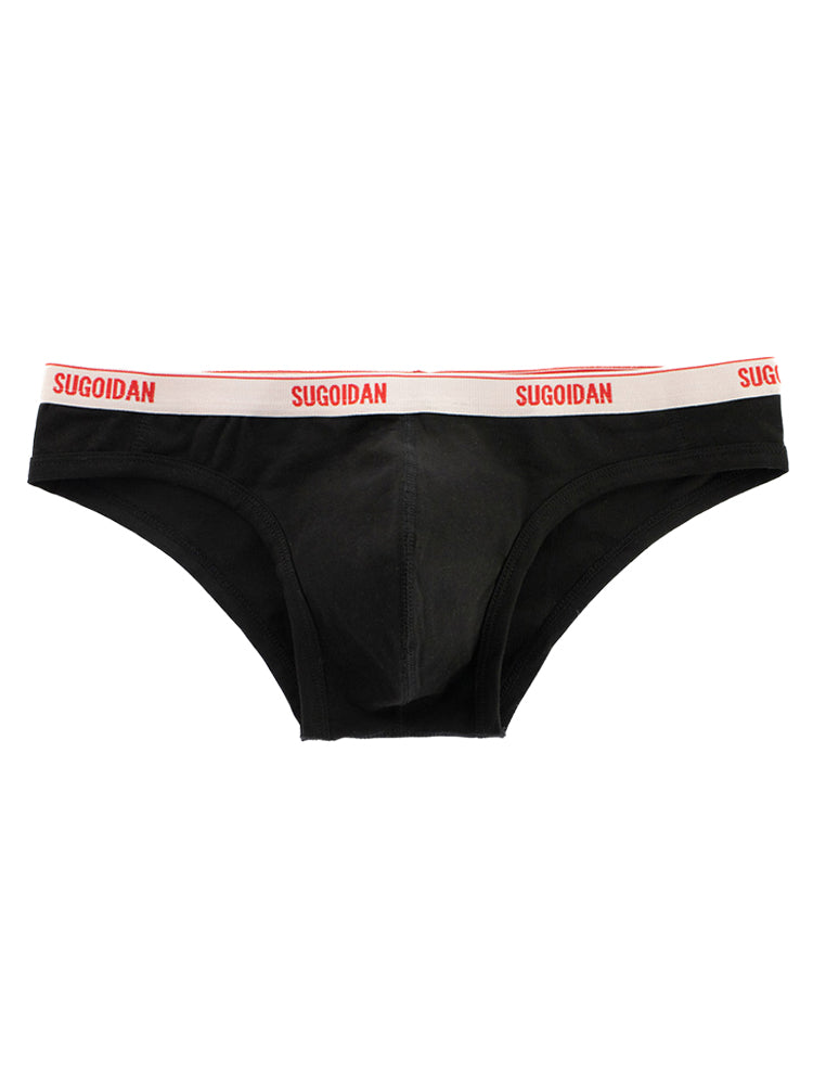 3 Pack Men's Cotton Ultra-Narrow Waistband Sexy Breathable Briefs